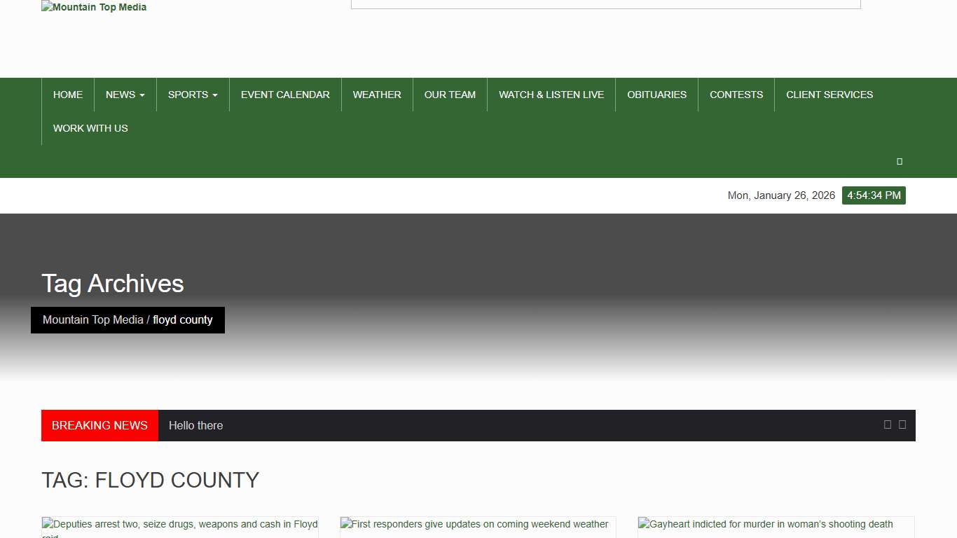 floyd county Archives - Mountain Top Media